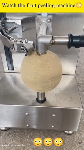 9K views | Watch the fruit peeling machine #fruits #peeling #machine #ideas #trending #Amazing #reaction | Rashid nazar reaction | Facebook