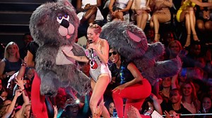 MTV VMAs: Miley Cyrus Twerking with Teddy Bears?