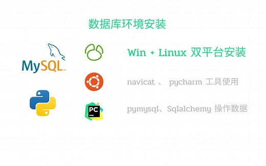 数据库环境安装搭建（Python版本）