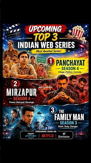 Upcoming Top 3 Indian Web Series 2026 🔥 #UpcomingWebSeries#IndianWebSeries #movieminded