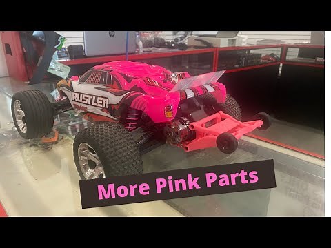 Installing a Wheelie Bar on a 2WD Traxxas Rustler - Pink Rustler Build-