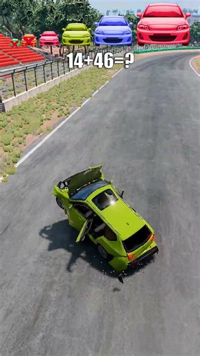 Big & Small car vs pit trap- BeamNG.Drive