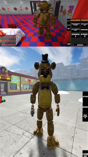 ROBLOX - UPDATE - FNAF UNIVERSE 2 RP How to get GOLDEN FREDDY BADGE MORPH! #roblox