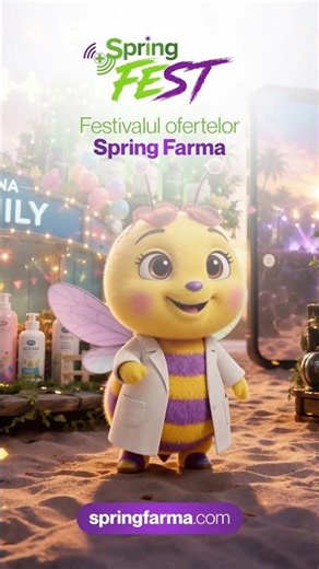 Spring Fest e aici! Avem reduceri de până la 50! Hai pe springfarma.com