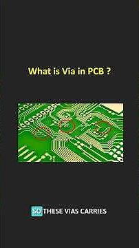 What is PCB Vias ? Types of Vias in PCB. #pcb #allaboutelectronics