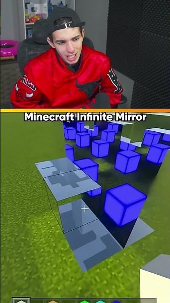 🟡ESPELHO INFINITO NO MINECRAFT