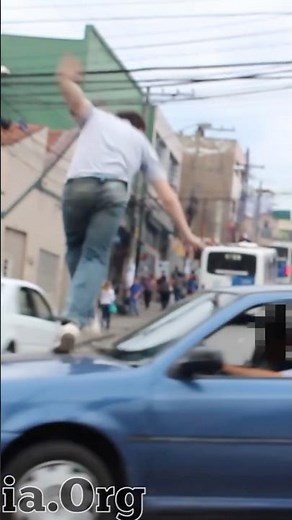 Don't stop at the crosswalk prank 2