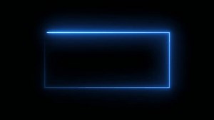 Glowing Neon Rectangle Frame Animation Stock Footage Video (100% Royalty-free) 3495342983 | Shutterstock