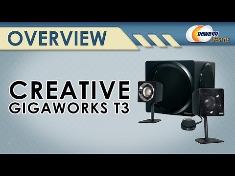 Creative GigaWorks T3 2.1 Speakers Overview - Newegg Lifestyle
