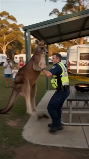 Never underestimate the kangaroo #shorts #wildlife #australia