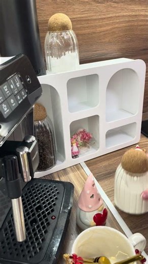 Easter Coffee Bar Set Up🌸#spring #coffebar #coffee #kitchen #cleaning