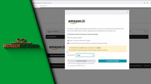 Wunschgutschein Amazon nicht in der Liste / Lösung | Tutorial