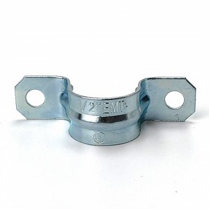 [Hot Item] Galvanized Steel Electrical/EMT Pipe Conduit Clamp with 2 Holes