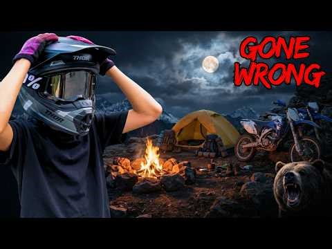 We Tried to Survive a Night with Only Dirt Bikes (Bad Idea)
