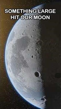 Something Large Hit Our Moon And Left A Massive Scar
