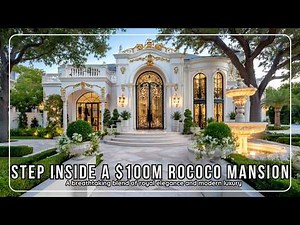 Step Inside a $100M Rococo Mansion | A breathtaking blend of royal elegance and modern luxury