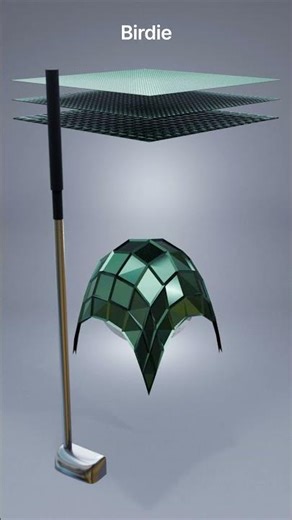 Golf Ball vs Cloth Simulation (So Satisfying)