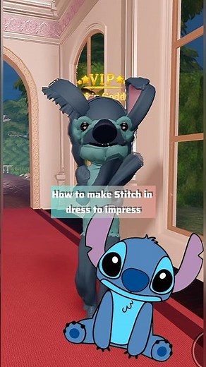 STITCH TUTORIAL IN DRESS TO IMPRESS #dresstoimpressroblox #dresstoimpress #dti #dtiroblox #roblox