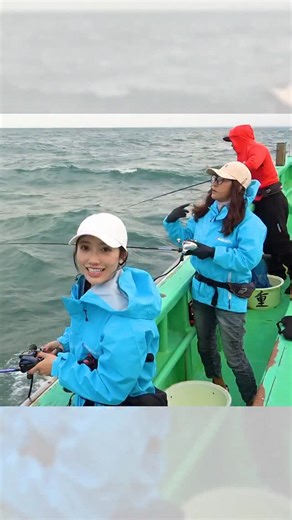 片原恵麻 emma katahara on Instagram: "しのぶ＆エマのノンタイトルフィッシング🐟 エギタコ編です🐙 マルキユー公式YouTubeから、見てね〜✔ #ノンタイトルフィッシング #マルキユー"