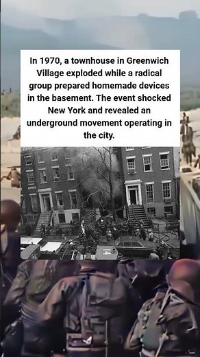 🏚️ Greenwich Village Explosion (1970)