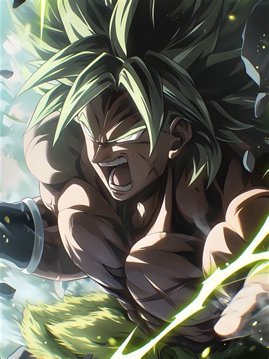 4K Anime Wallpaper: Broly in Full Power