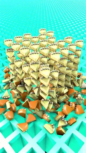 Cake Piece Form Falling 140🍰😗#roblox #3danimation #gaming