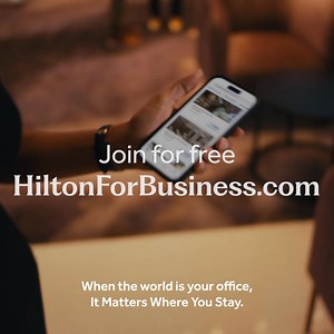 Seamlessly book your travel with a discounted rate, earn Hilton Honors Points, and more. Join for free at HiltonForBusiness.com. | Hilton