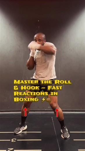 Boxing drill: Roll & Counter Hook — Train Your Reaction Speed ⚡🥊 #boxing #mma
