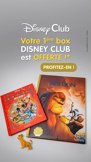 😍 UNE COLLECTION DISNEY MAGIQUE 😍 Retrouvez les plus grands classiques Disney dans une édition collector ! Profitez-en, le 1er colis est OFFERT* * Voir conditions | Hachette Collections