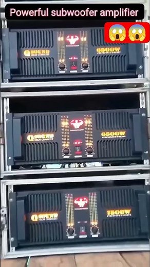 Powerful subwoofer amplifier #dj #trending #reels #music