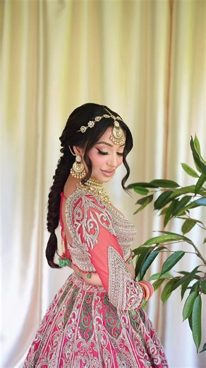 Felt like a princess #bride #wedding #bridalportraits #weddingmorning #payalkeyalbride @IVRY BEAUTY