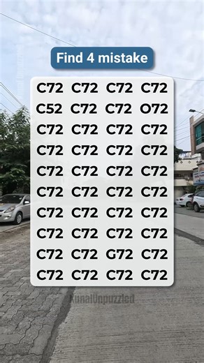 Find 72 mistakes in code C72 before times up! #BrainTeaser #Search #PuzzleTime | Kunal Unpuzzled