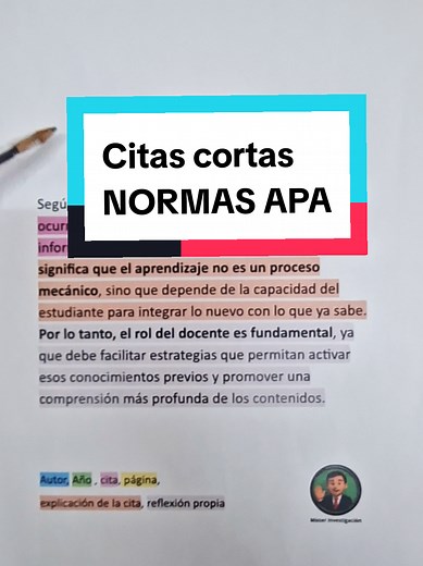 Como citar en normas APA #normasapa #apa7 #formatoapa