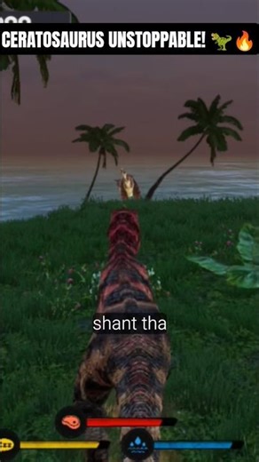 CERATOSAURUS is UNSTOPPABLE! 🦖🔥 | Jurassic Clash Dino Simulator Gameplay #edit #viral