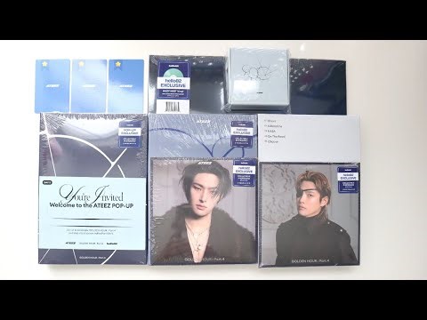 DAY: 2 ATEEZ GOLDEN HOUR PART 4 ⭐HELLO 82 POP UP ⭐US EXCLUSIVE SIGNED ALBUMS, VINYL, DIGIPAK, & FYP!