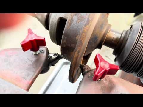 Rotor Lathe demonstration #garage Ammco 3000
