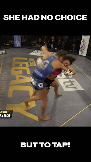Mackenzie Dern left her no choice but to tap! #mma #fight #mackenziedern | LFA: Legacy Fighting Alliance