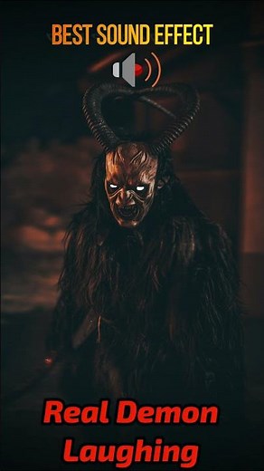 Real Demon Laughing Sound Effect #shorts #horrorsounds