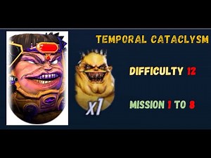 Temporal Cataclysm | Node 1 to 8 (Difficulty 12) - Marvel Strike Force ‪@if2pgames‬