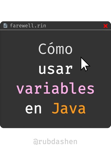 2. ¿Cómo usar variables en Java? 🎮🔢☕ #software #programming #java #programacion #fyp