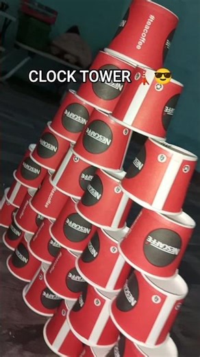 coffee cup clock Tower !! #shorts #viral #victoryanthem #lyrics