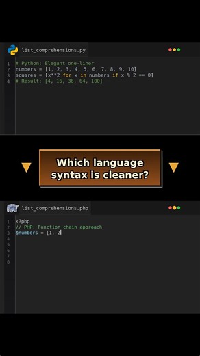 List Comprehensions vs Array Functions: Which is Cleaner? #arrayfunctions