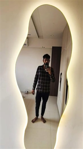 mirrol profile light installation ✅👍 Rk lighting #profilelights #viral #shortvideo #makarsankranti