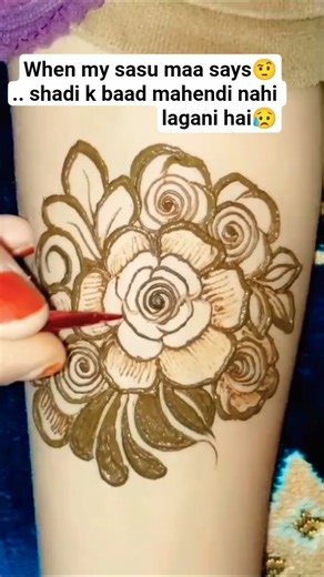 shadi ke bad mahendi nahi lagani hai?😥#youtubeshorts #mehndi #viral