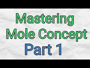 Mole Concept || Class 9 || Part 1 ||