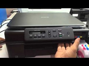 Cara masuk instal atau update firmwate brother DCP-T300