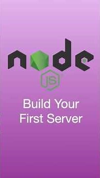 Node.js Build Your First Server #nodejs #coding #developer #techtips