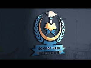 How to make Educational logo||school logo design||University logo||logo design in illustrator||RGD