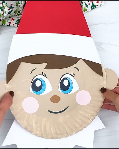 357K views · 763 reactions |  This Elf on the Shelf paper plate craft is perfect for adding a bit of holiday cheer to craft time! | Simple Everyday Mom | Facebook