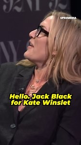 19K views · 101 reactions | During an interview with Josh Horowitz, Jack Black surprises Kate Winslet with a funny greeting. #JackBlack #KateWinslet #Hollywood #celebrities | Icons + | Facebook